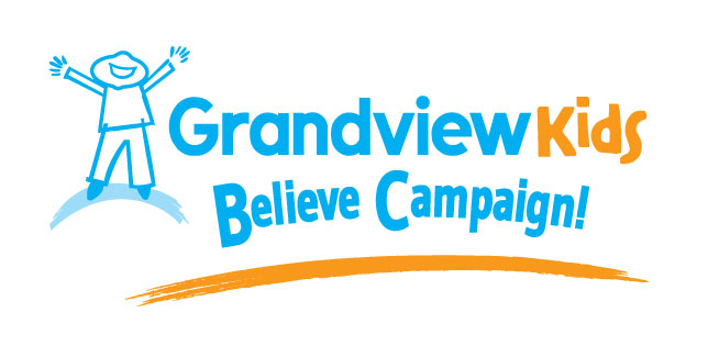 Grandview Kids Foundation 'Believe Campaign' logo.