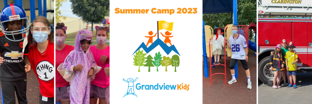 A selection of photos of kids attending the various Grandview Kids Summer Camps previously offered.