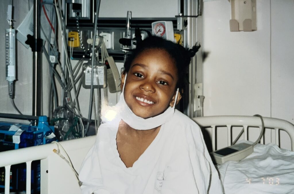 Ayanna at SickKids hospital in Toronto.