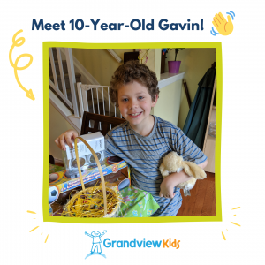 Picture of Grandview Kid Gavin smiling for the camera