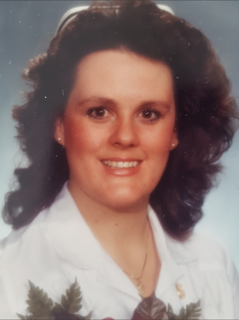 Grandview Kids CEO Lorraine Sunstrum-Mann in her Graduation photo from nursing school